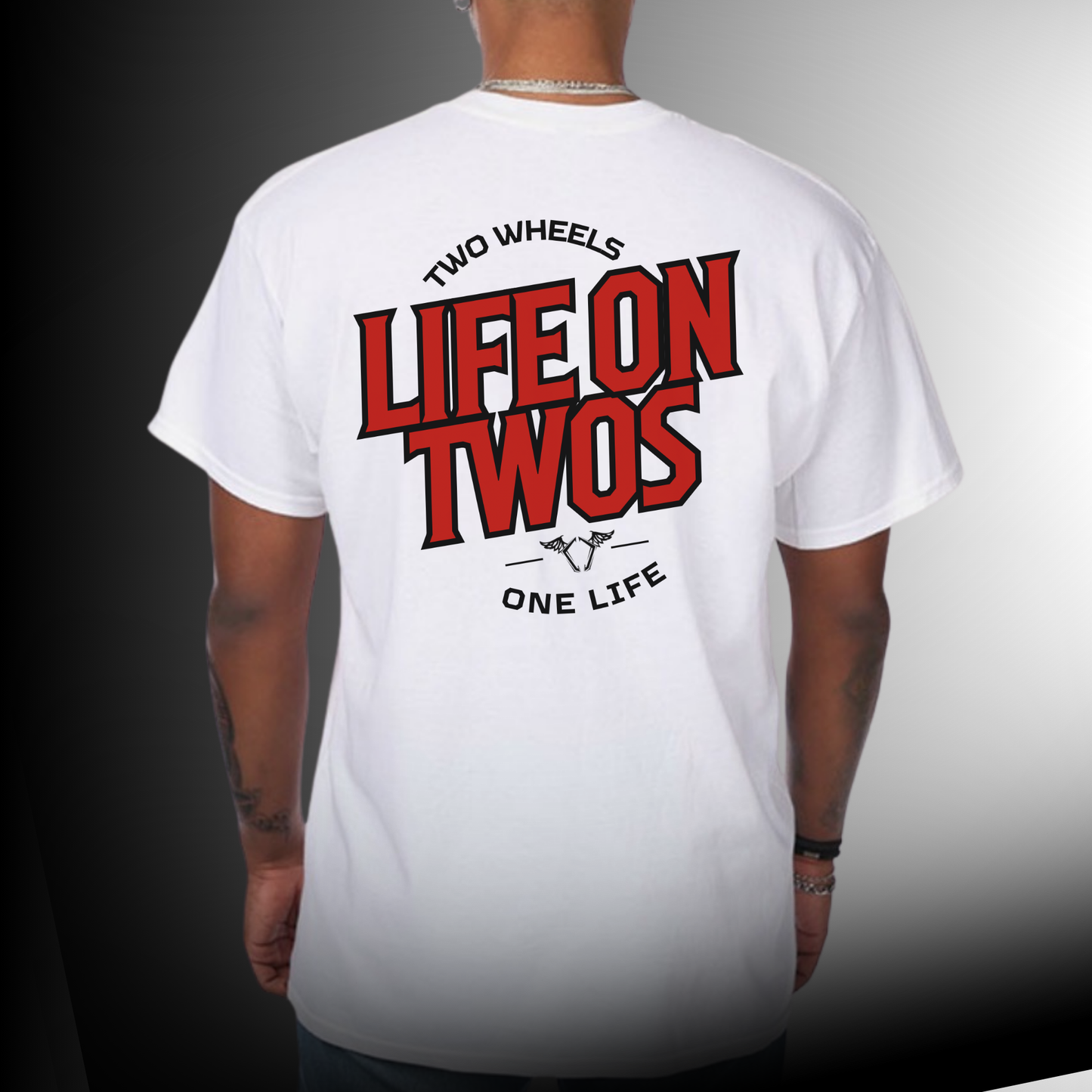 Life on Twos Classic T-Shirt – Two Wheels One Life