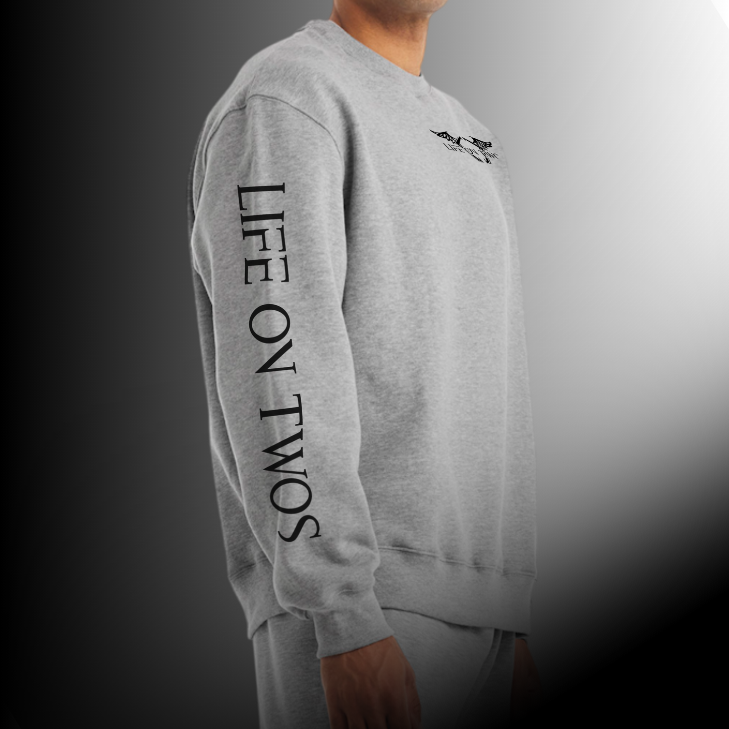 Life on Twos Crewneck — Classic