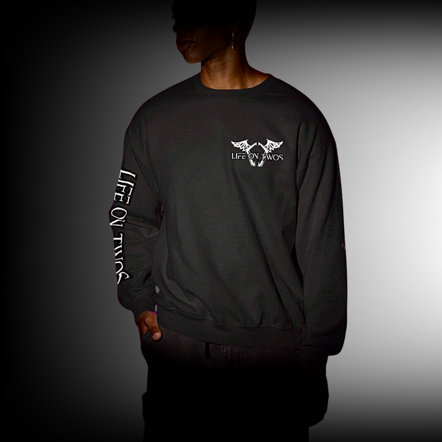 Life on Twos Crewneck — Premium