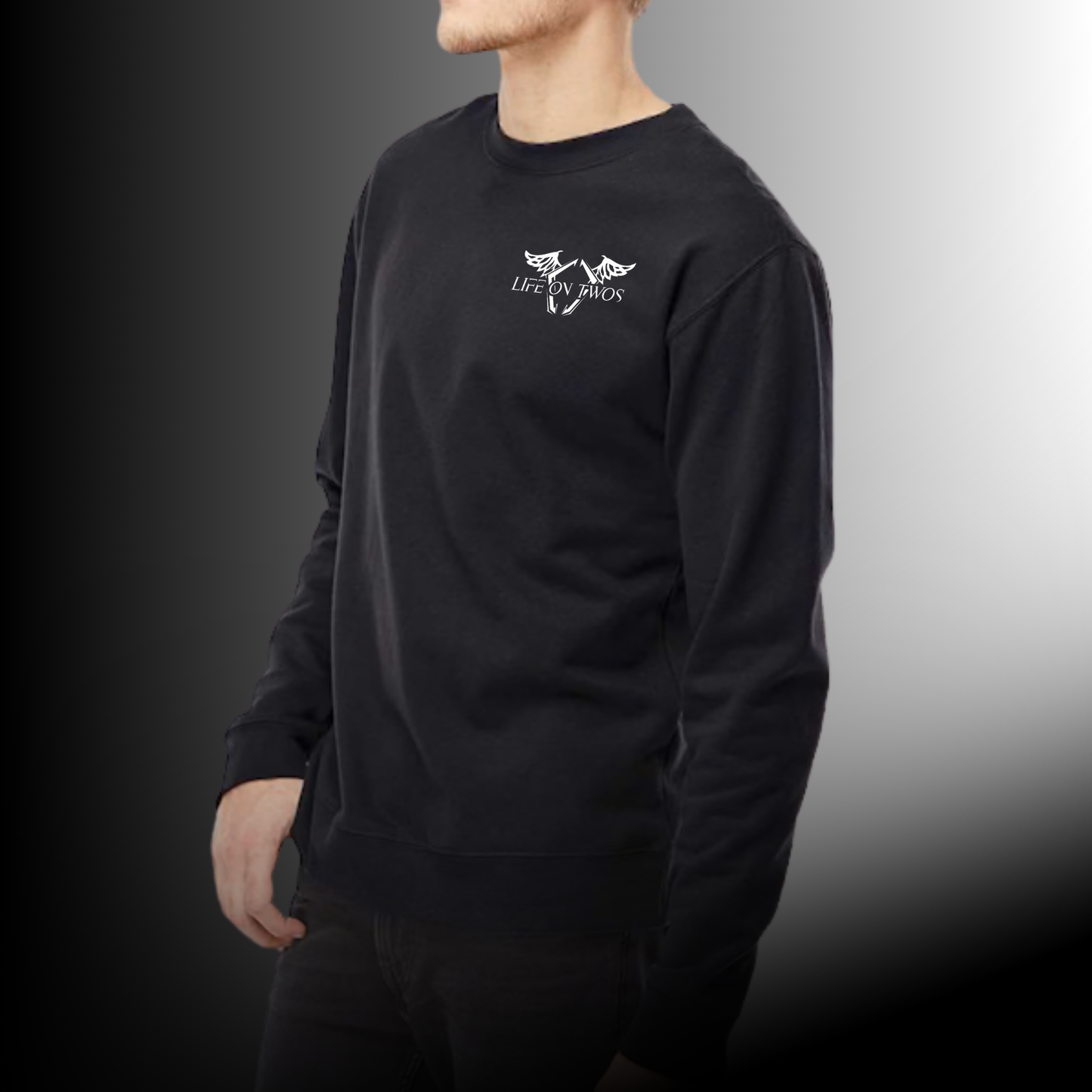 Life on Twos Crewneck — Classic