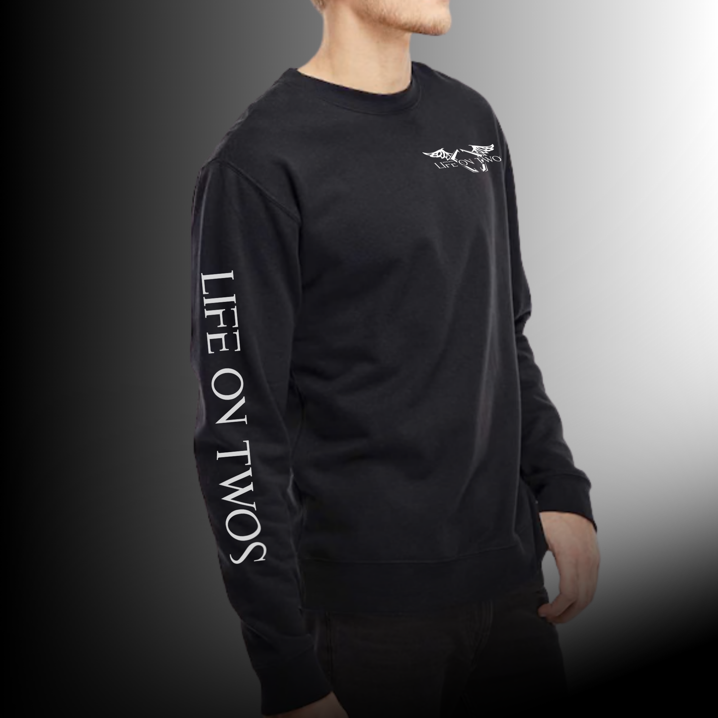 Life on Twos Crewneck — Classic