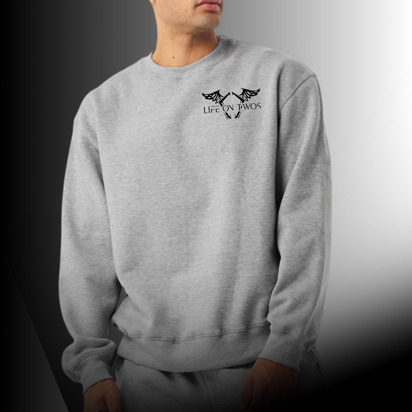 Life on Twos Crewneck — Classic